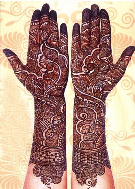 New Indian Mehndi Designs 2016 for Dullhan