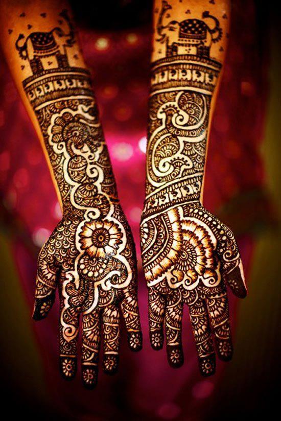 Girl Hand Henna Tattoos images