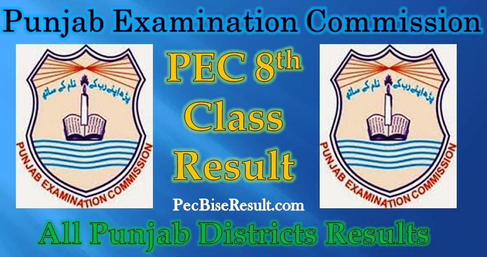 PEC Grade 8th Class Result 2023