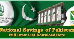 Official Website Savings.gov.pk National Savings of Pakistan