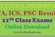 11th class result 2022 Faisalabad
