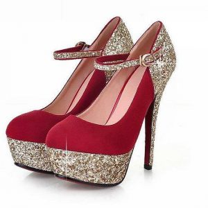 Fancy Bridal High Heel Shoes