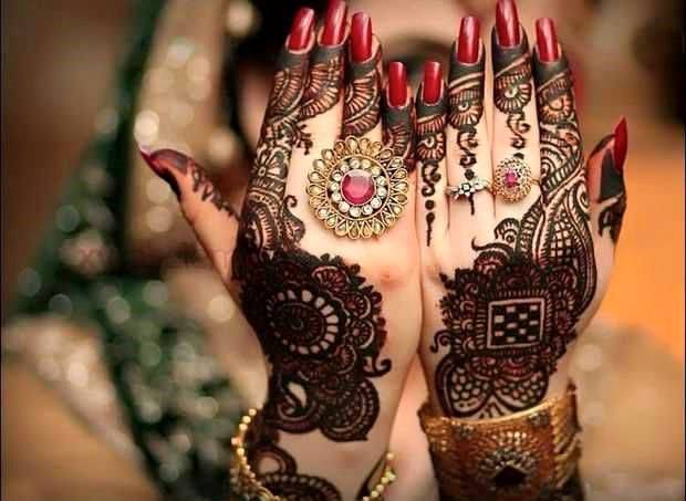 Pakistan Bridal Hand Henna Designs 2017