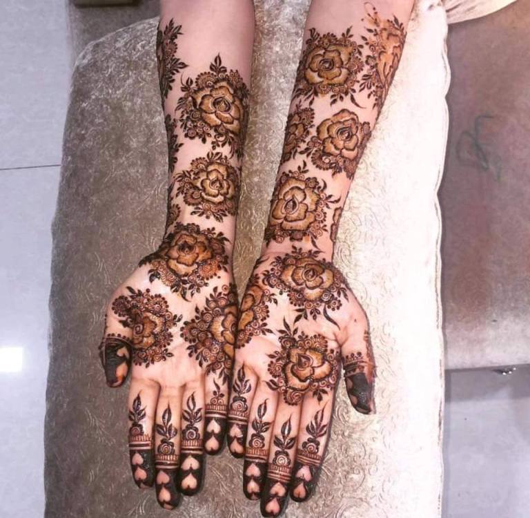 Casual Hand Henna Design 2017