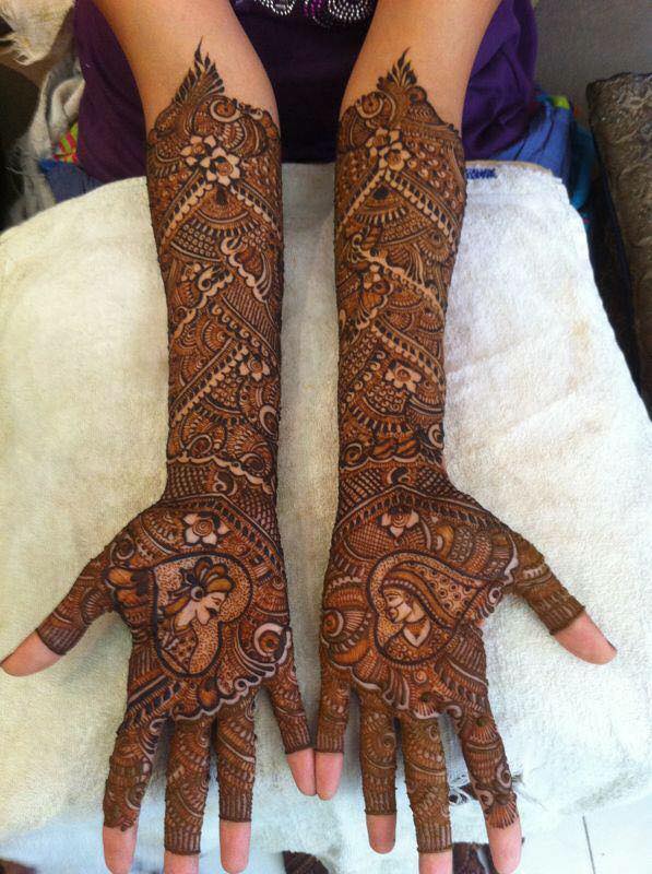 Love Couple Hands Henna Designs 2017