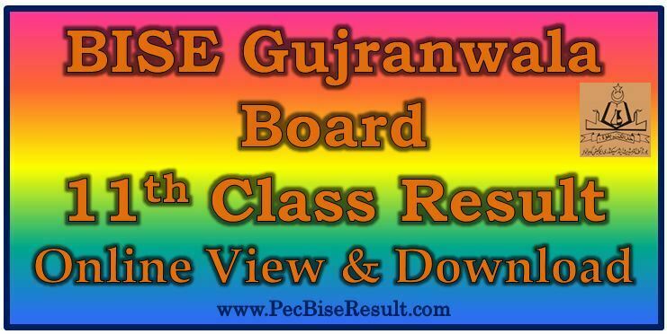 BISE Gujranwala Board 11th Class Result 2022