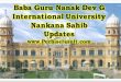 Nankana Sahib Baba Guru Nanak G International University Updates