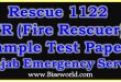 NTS Jobs Rescue 1122 Fire Rescuer (FR) Notes Sample Test Papers 2023
