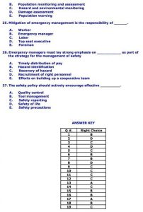 Rescue 1122 FR NTS Test Answer Question Papers