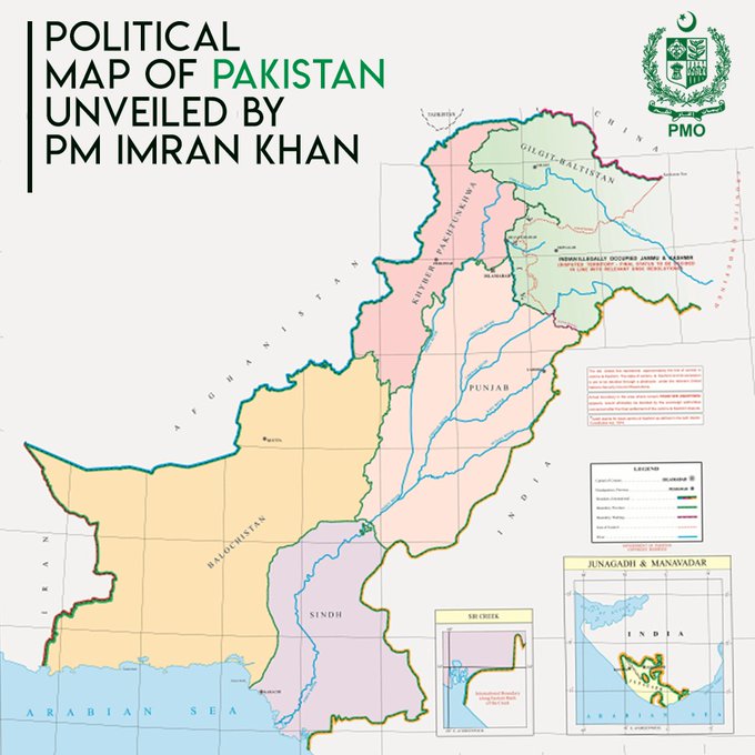 new 2022 Pakistan's Map