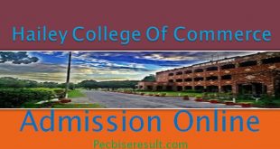 Hailey College Of commerce admissions 2022