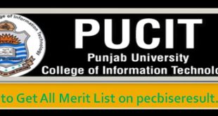 Punjab University College of Information and Technology 2022