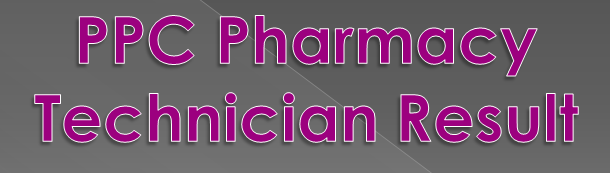 PPC Pharmacy Result 2020