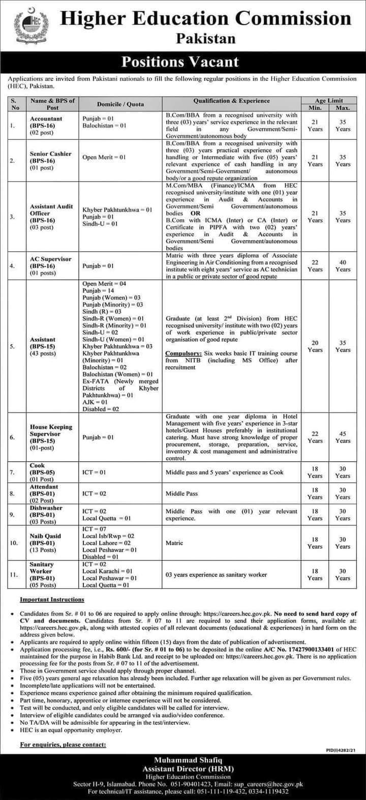 HEC Jobs in December 2021 Available Here 