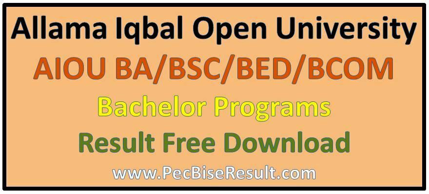 AIOU BSC Result 2023