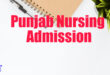 Punjab-Nursing-Admission