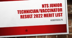 NTS Junior Technician result 2022