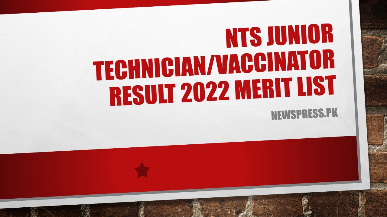 NTS Junior Technician result 2022