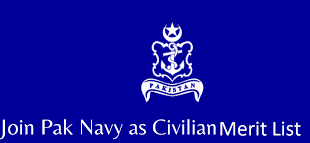 Pak Navy Civilian Merit List online